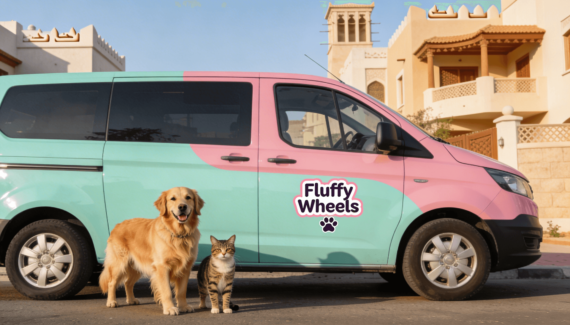 Happy golden retriever enjoying a car ride